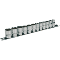 Sealey 12 Piece 3/8" Drive Hexagon WallDrive Socket Set Metric 3/8"