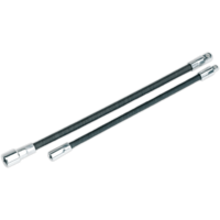 Sealey 1/4" and 3/8" Drive Flexible Socket Extension Bar Set Combination