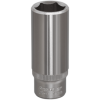 Sealey 1/4" Drive Deep Hexagon WallDrive Socket Metric 1/4" 14mm