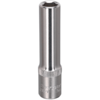 Sealey 1/4" Drive Deep Hexagon WallDrive Socket Metric 1/4" 7mm