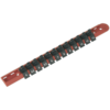 Sealey 1/4" Drive Socket Retaining Rail 12 Clips 1/4"