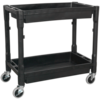 Sealey 2 Shelf Heavy Duty Composite Trolley Black