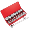 Sealey 22 Piece 1" Drive Hexagon Wall Socket Set Metric 1"
