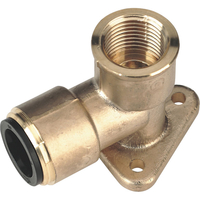 Sealey 22mm x 3/4"BSP Brass Wingback Elbow