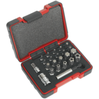Sealey 23 Piece Combination Drive TRX-P and TRX-TS Screwdriver Bit Set Combination