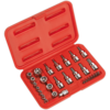 Sealey 29 Piece Combination Drive Torx Socket and Security Bit Set Combination
