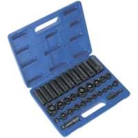 Sealey 32 Piece Combination Drive Impact Socket Set Combination