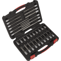 Sealey 32 Piece Platinum Series 3/8" Drive Torx Socket Bit Set 3/8"