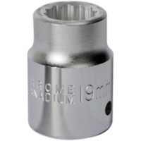 Sealey 3/4" Drive Bi Hexagon WallDrive Socket Metric 3/4" 19mm