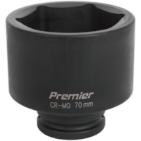 Sealey 3/4" Drive Deep Hexagon Impact Socket Metric 3/4" 70mm