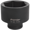 Sealey 3/4" Drive Hexagon Impact Socket Metric 3/4" 70mm