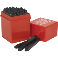 Sealey 36 Piece Letter and Number Punch Set 2.5mm