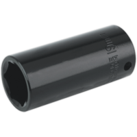 Sealey 3/8" Drive Deep Hexagon Impact Socket Metric 3/8" 19mm