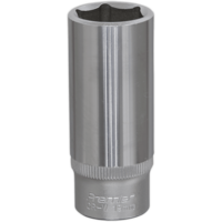 Sealey 3/8" Drive Deep Hexagon WallDrive Socket Metric 3/8" 19mm