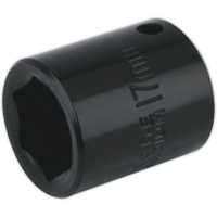 Sealey 3/8" Drive Hexagon Impact Socket Metric 3/8" 17mm