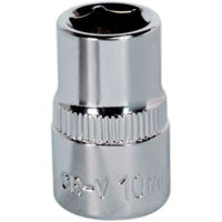 Sealey 3/8" Drive Hexagon WallDrive Socket Metric 3/8" 10mm