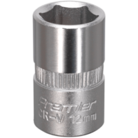 Sealey 3/8" Drive Hexagon WallDrive Socket Metric 3/8" 12mm