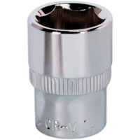Sealey 3/8" Drive Hexagon WallDrive Socket Metric 3/8" 14mm