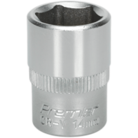 Sealey 3/8" Drive Hexagon WallDrive Socket Metric 3/8" 14mm