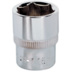 Sealey 3/8" Drive Hexagon WallDrive Socket Metric 3/8" 16mm