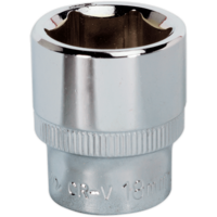 Sealey 3/8" Drive Hexagon WallDrive Socket Metric 3/8" 18mm