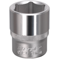 Sealey 3/8" Drive Hexagon WallDrive Socket Metric 3/8" 18mm