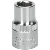 Sealey 3/8" Drive Hexagon WallDrive Socket Metric 3/8" 9mm