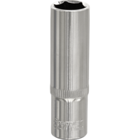 Sealey 3/8" Drive Polished Deep Hexagon WallDrive Socket Metric 3/8" 13mm