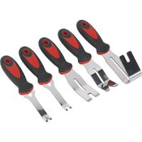 Sealey 5 Piece Door Panel & Trim Clip Removal Tool Kit