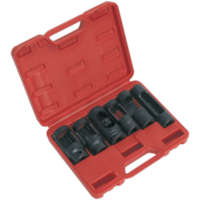 Sealey 6 Piece 1/2" Drive Diesel Injector Socket Set 1/2"