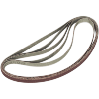 Sealey 6mm x 456mm Sanding Belt 6mm x 456mm 100g Pack of 5
