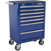 Sealey 7 Drawer Ball Bearing Runner Tool Roller Cabinet Blue