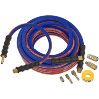 Sealey AHK02 Heavy Duty Air Line Hose Kit 10mm 15m
