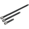 Sealey AK7691 3/8 Drive 3 Piece Wobble Rigid Extension Bar Adaptor and Universal Joint Set 3/8"