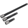 Sealey AK7692 1/2 Drive 3 Piece Wobble Rigid Extension Bar Adaptor and Universal Joint Set 1/2"