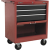 Sealey American Pro 3 Drawer Heavy Duty Red & Black Tool Roller Cabinet
