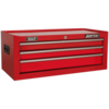 Sealey American Pro 3 Drawer Mid Tool Chest Red