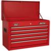 Sealey American Pro 5 Drawer Tool Chest Red