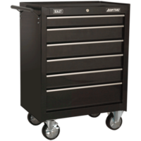 Sealey American Pro 6 Drawer Roller Cabinet Black