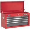 Sealey American Pro 6 Drawer Tool Chest Red / Grey