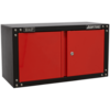 Sealey American Pro Modular 2 Door Wall Cabinet Black / Red