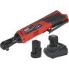 Sealey CP1202 12v Cordless 3/8" Drive Ratchet Wrench 2 x 1.5ah Li-ion Charger Bag