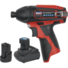 Sealey CP1204 12v Cordless Impact Driver 2 x 1.5ah Li-ion Charger Bag