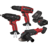 Sealey CP20V 20v Cordless 3 Piece Power Tool Kit 2 x 3ah Li-ion Charger Bag