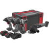 Sealey CP20V 20v Cordless Brushless 5 Piece Power Tool Kit 1 x 2ah & 1 x4ah Li-ion Charger Case