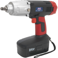 Sealey CP2450MH 24v Cordless 1/2 Drive Impact Wrench 1 x 2ah NiMH Charger Case