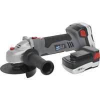 Sealey CP5418V 18v Cordless Angle Grinder 115mm 2 x 1.5ah Li-ion Charger Bag