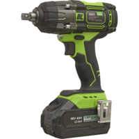 Sealey CP650LIHV 18v Cordless Brushless 1/2" Drive Impact Wrench 1 x 4ah Li-ion Charger Case