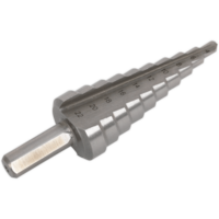 Sealey Double Fluted HSS M2 Step Drill Bit 4mm - 22mm