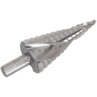 Sealey Double Spiral Fluted HSS Step Drill Bit 4mm - 30mm
